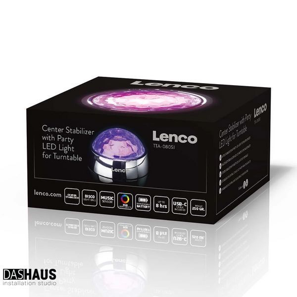 Lenco TTA-080SI стабилизатор для виниловых пластинок с RGB-подсветкой TTA-080SI фото