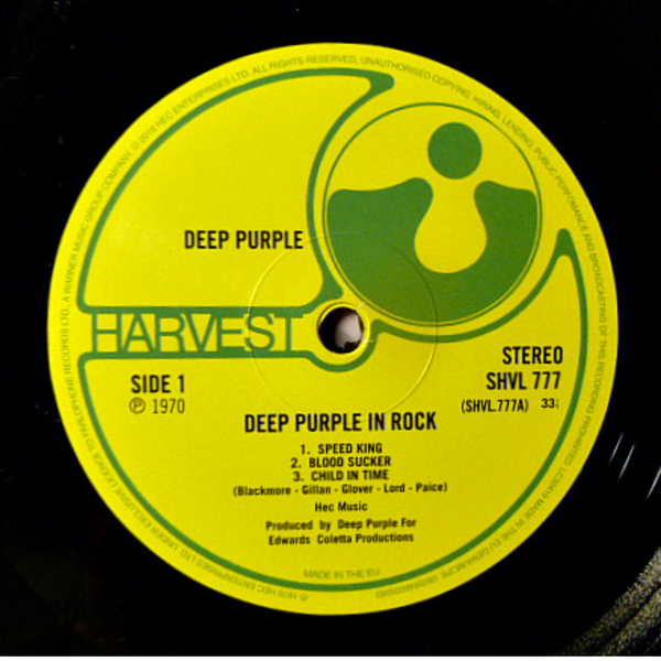 Вінілова платівка Deep Purple &mdash; Deep Purple In Rock (LP, 1970/2016, Germany, SHVL 777 / 0825646035083, 180g Gatefold) SHVL 777/0825646035083 фото