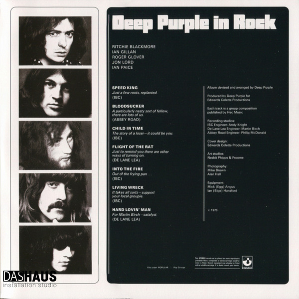 Вінілова платівка Deep Purple &mdash; Deep Purple In Rock (LP, 1970/2016, Germany, SHVL 777 / 0825646035083, 180g Gatefold) SHVL 777/0825646035083 фото