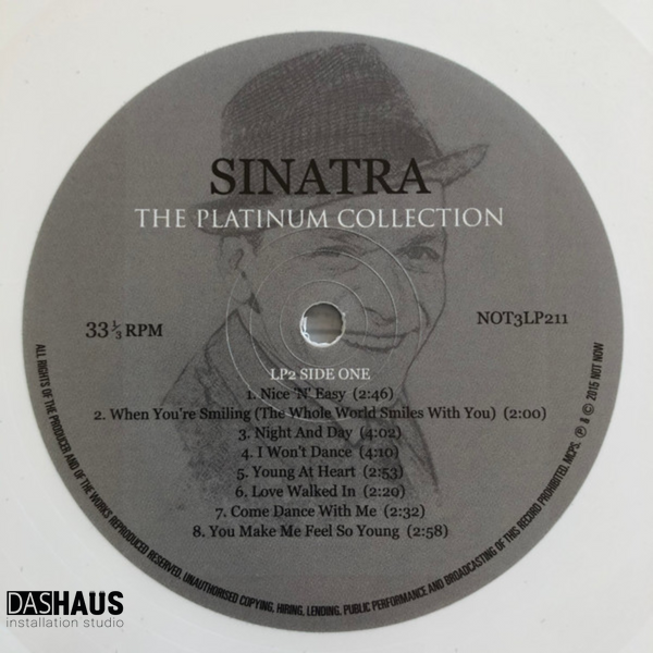 Вінілова платівка Frank Sinatra &ndash; The Platinum Collection (3LP, white vinyl, 2015, UK, NOT3LP211) NOT3LP211 фото