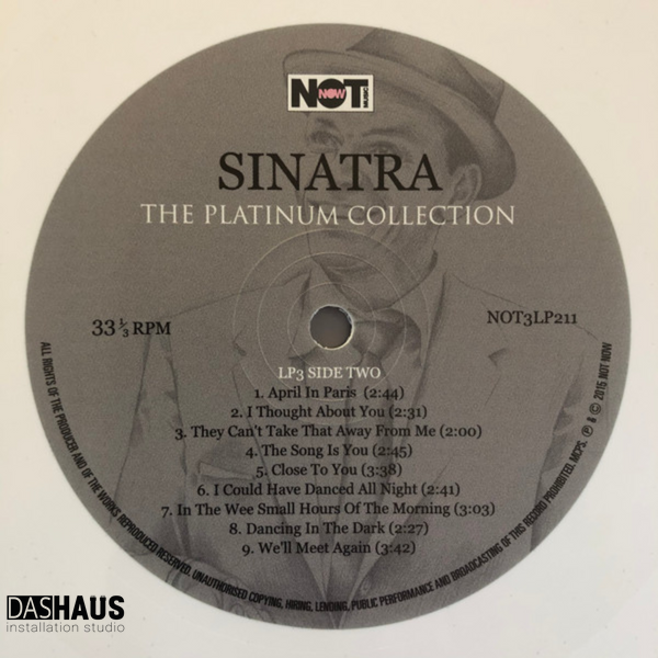 Вінілова платівка Frank Sinatra &ndash; The Platinum Collection (3LP, white vinyl, 2015, UK, NOT3LP211) NOT3LP211 фото