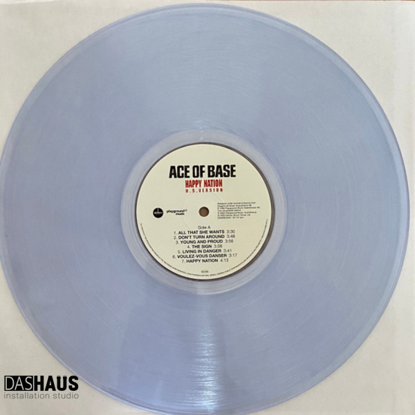 Вінілова платівка Ace Of Base &ndash; Happy Nation (U.S. Version, Transparent Vinyl, LP, 1993, Europe) DEMREC845 фото