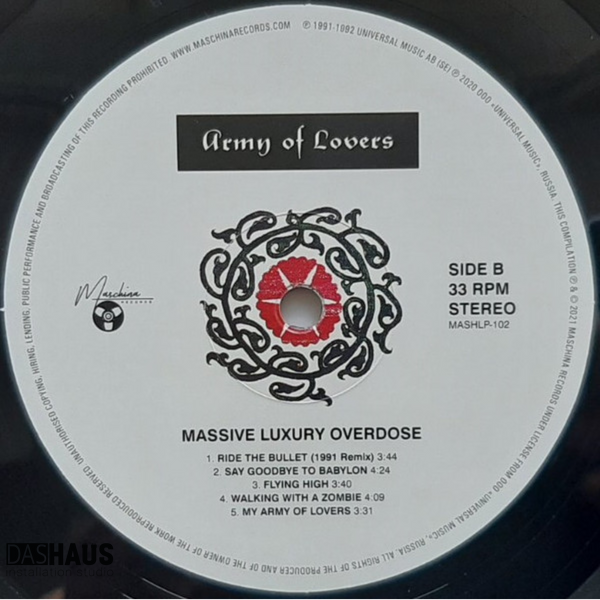 Вінілова платівка Army Of Lovers &ndash; Massive Luxury Overdose (Ultimate Edition) (2LP, 1991/2021, Estonia) MASHLP-102 фото