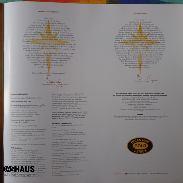 Виниловая пластинка Brian May &ndash; Back To The Light (LP + 2CD, 1992/2021, Germany, Stereo, 00602435789439) 00602435789439 фото