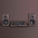 Triangle Turntable + АС LN01A Eggplant 44987408 фото 2