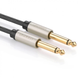UGREEN AV128 6.3 mm to 6.3 mm Audio Cable Braided, 2 m Gray 10638 90402016 фото 1