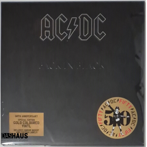 Виниловая пластинка Ac/Dc &ndash; Back In Black (Gold Metallic) 196588345418 фото
