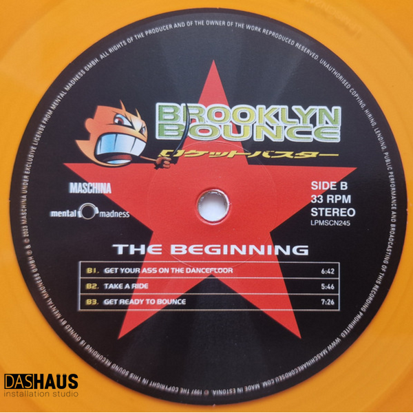 Вінілова платівка Brooklyn Bounce &mdash; The Beginning (2LP, 1997/2023, Estonia, Orange Vinyl, Stereo, LPMSCN245O) LPMSCN245O фото