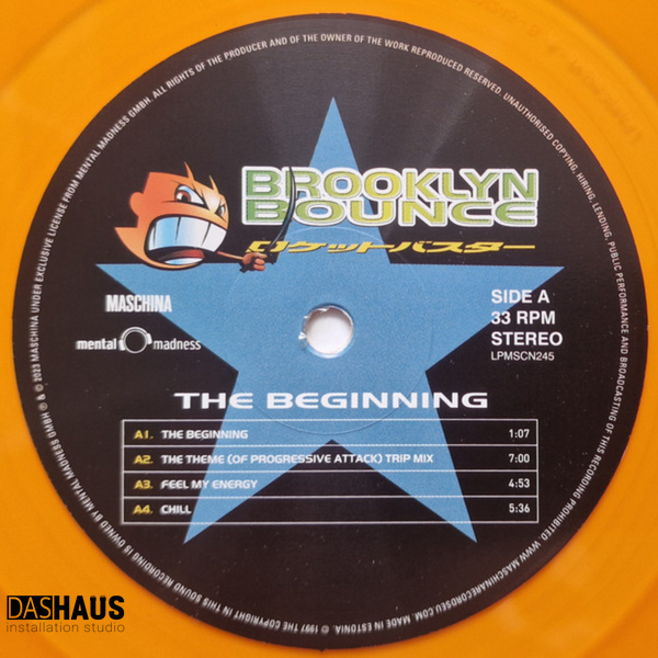 Вінілова платівка Brooklyn Bounce &mdash; The Beginning (2LP, 1997/2023, Estonia, Orange Vinyl, Stereo, LPMSCN245O) LPMSCN245O фото