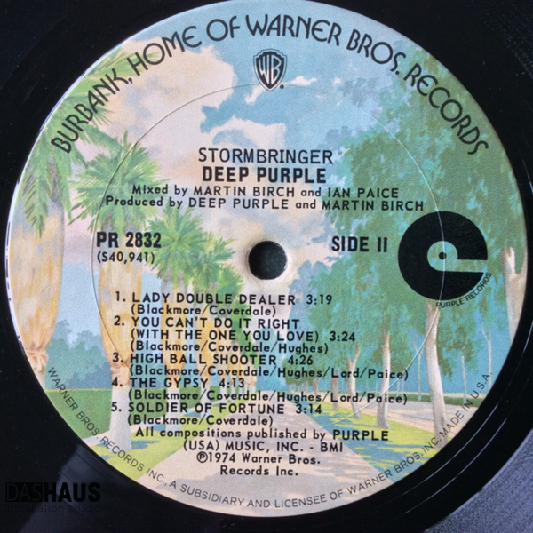 Вінілова платівка Deep Purple &mdash; Stormbringer (LP, 1974, USA, PR 2832) PR 2832 фото