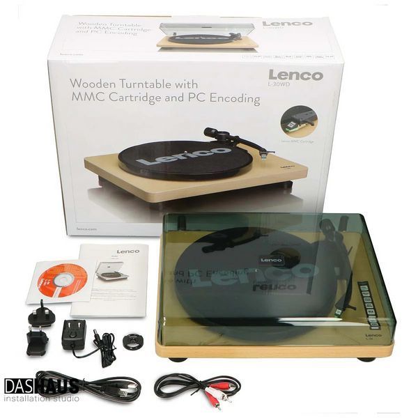 Lenco L-30WD проигрыватель грампластинок с USB-оцифровкой и встроенным фонокорректором A002741 фото