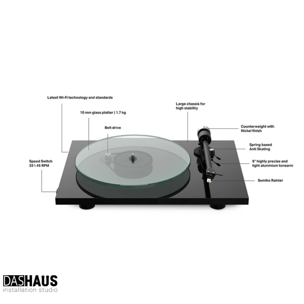 Pro-Ject T2 Rainier High Gloss Black 9120129860703 фото