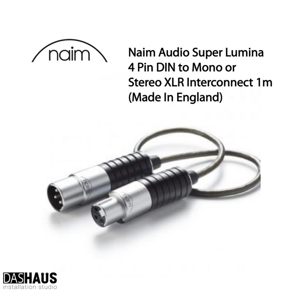 Naim Super Lumina 4 Pin DIN to XLR Pair (1m) SuperLumina_4PinDIN_to_XLR_1m фото