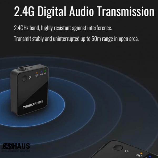 Takstar V1 Single Wireless Lavalier Video Microphone 90403010 фото
