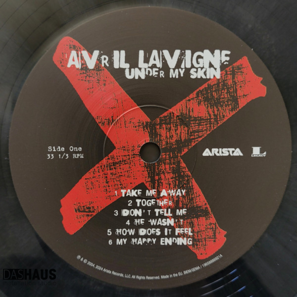 Виниловая пластинка Avril Lavigne &ndash; Under My Skin (LP, 2004/2024, Europe, Grey + Black Marble Vinyl, Expanded Edition) 19802803241 фото