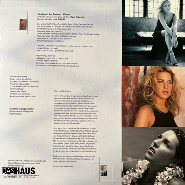 Виниловая пластинка Diana Krall &ndash; The Look Of Love (2LP, Album, Reissue, Stereo, 180 Gram, Gatefold, Vinyl) 602458986808 фото