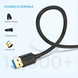UGREEN US128 USB-A 3.0 - USB-A 3.0, 3 m Black 90576 90403225 фото 6
