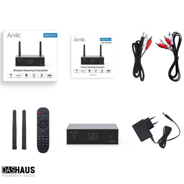 Arylic S50 Pro + Wireless Stereo Preamplifier S50PROPLUS фото