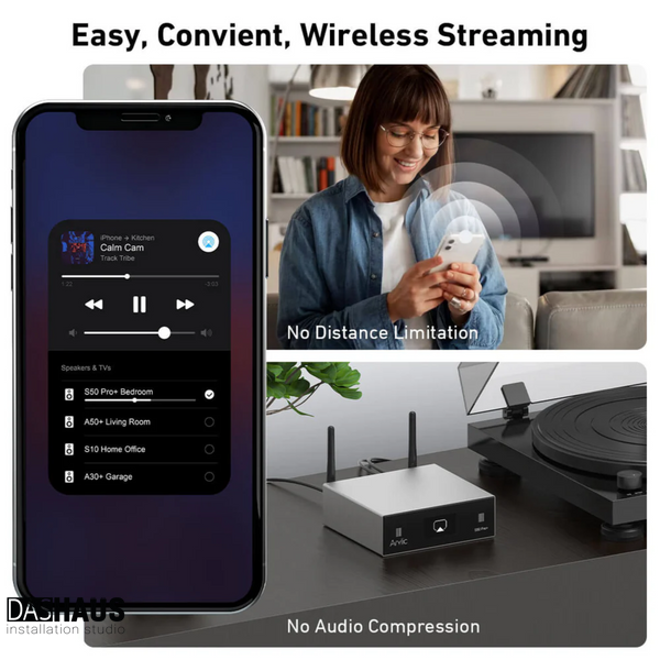 Arylic S50 Pro + Wireless Stereo Preamplifier S50PROPLUS фото