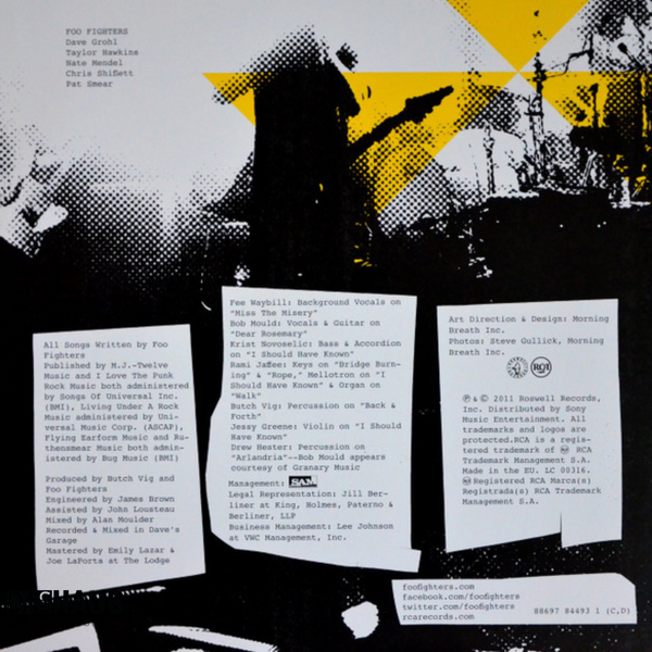 Вінілова платівка Foo Fighters &ndash; Wasting Light (2LP, 2011, Europe, 88697 84493‑1) 88697 84493 1 фото
