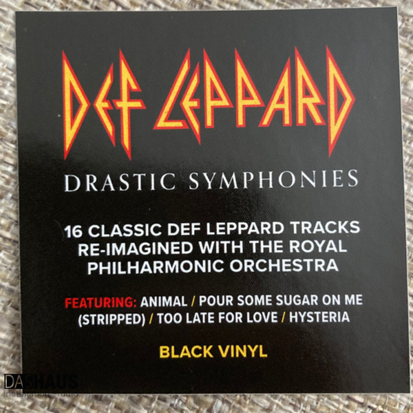 Виниловая пластинка Def Leppard With The Royal Philharmonic Orchestra &ndash; Drastic Symphonies (2LP, 2023, Europe, 00602445663392, 180g Gatefold) 00602445663392 фото