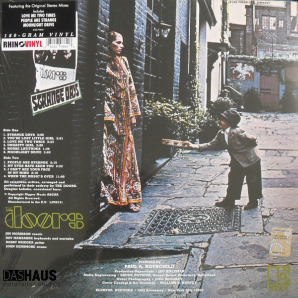 Виниловая пластинка The Doors &ndash; Strange Days (LP, 180g, Stereo, Reissue, 1967/2009, Germany, 8122-79865-1) 8122-79865-1 фото
