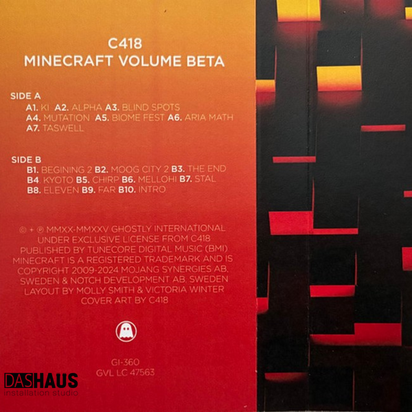 Аудіо Касета C418 &ndash; Minecraft Volume Beta (MC, Album) 617308074710 фото