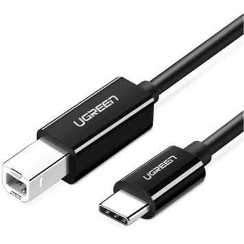 UGREEN US241 USB Type-C - USB Type-B, 1 m Black 80811 90403477 фото