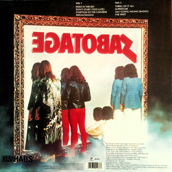 Виниловая пластинка Black Sabbath &ndash; Sabotage (LP, 1975/2022, Germany, Reissue, 180g, Stereo) BMGRM058LP фото
