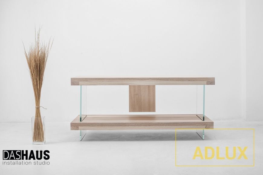 ADLUX VENEZIA TV‑2‑1200‑O‑TG oak + transparent glass VENEZIA_TV_2_1200_O_TG фото