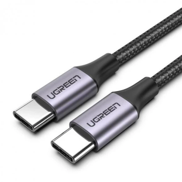 UGREEN US261 USB Type-C - USB Type-C Aluminum Shell, 2 m Gray Black 50152 90402007 фото