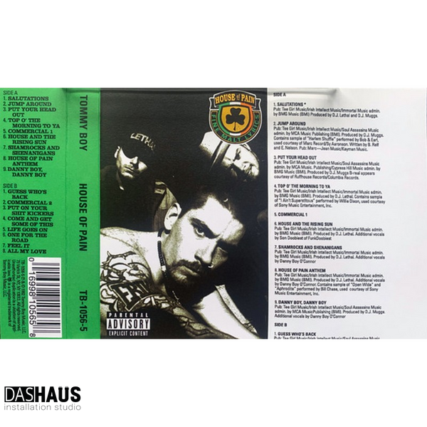 Аудіо Касета House Of Pain &ndash; House Of Pain (Fine Malt Lyrics) (Cassette, Album, Reissue) 16998105658 фото