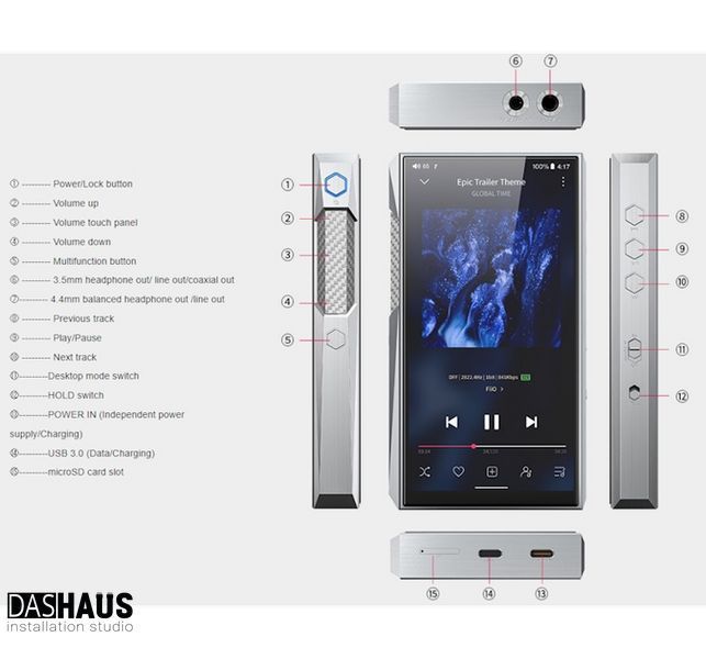 FiiO M23 Stainless Steel 40447 фото