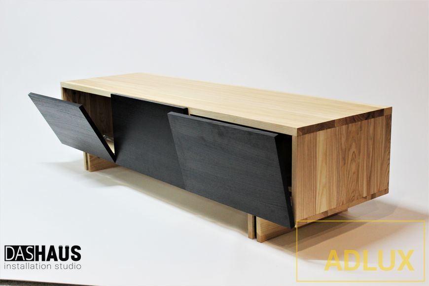 ADLUX SLIM TV‑3‑1500‑A‑B ash + black doors SLIM_TV_3_1500_A_B фото