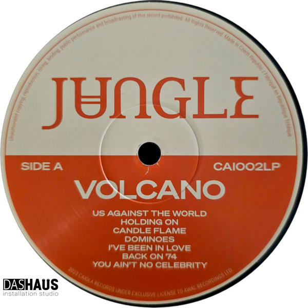Виниловая пластинка Jungle &ndash; Volcano (LP, Album, Vinyl) 5056167177302 фото