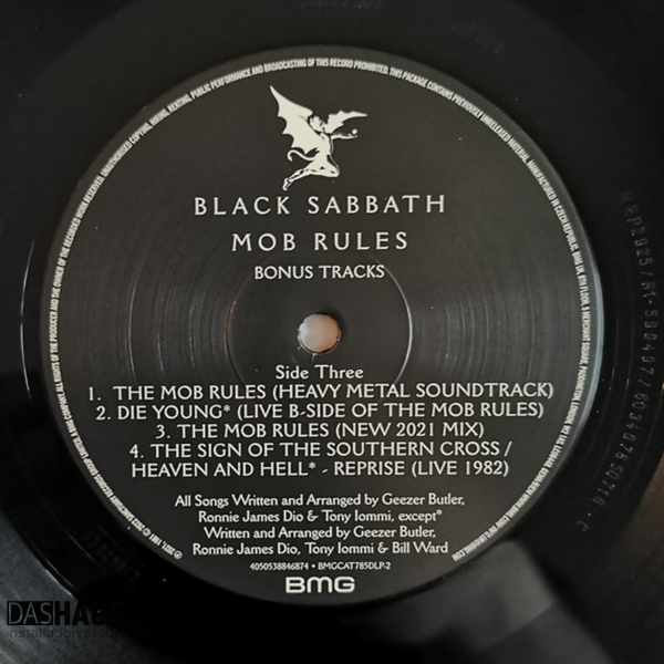 Вінілова платівка Black Sabbath &ndash; Mob Rules (2LP, 1981/2022, Czech Republic, Reissue, Remastered, Gatefold, Stereo) BMGCAT785DLP/4050538846850 фото