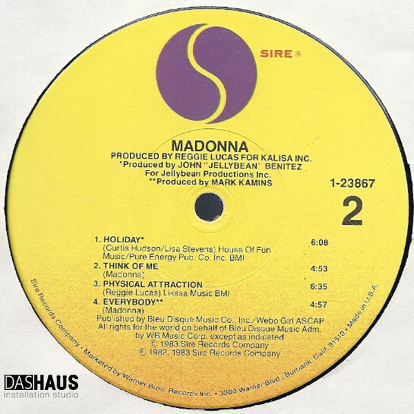 Виниловая пластинка Madonna &ndash; Madonna (LP, Album, Reissue) 75992386715 фото
