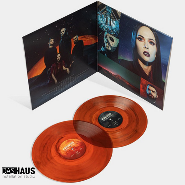 Виниловая пластинка The Hardkiss &ndash; Залізна Ластівка (2LP, Andromeda Orange Translucent Marble, 2018/2025, Ukraine, ASM105 / ISH‑24060) ASM105/ISH-24060 фото