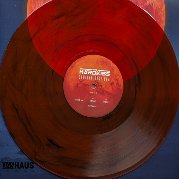 Виниловая пластинка The Hardkiss &ndash; Залізна Ластівка (2LP, Andromeda Orange Translucent Marble, 2018/2025, Ukraine, ASM105 / ISH‑24060) ASM105/ISH-24060 фото