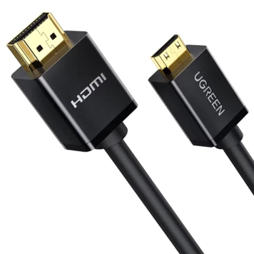 UGREEN HD108 miniHDMI to HDMI, 1.5 m, v2.0 UltraHD 4K-3D Black 11167 90403473 фото