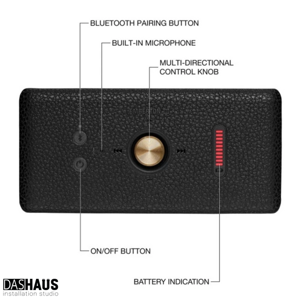 Marshall Emberton III Black and Brass (1006884) 1006884 фото
