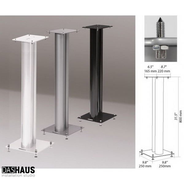 Стійка Norston STYLUM 3 SPEAK STANDS WHITE SATIN NORSTY3WTS фото
