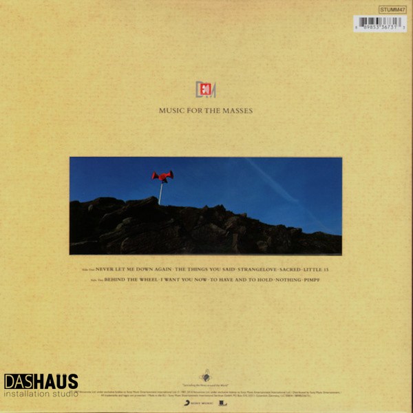 Виниловая пластинка Depeche Mode &ndash; Music For The Masses (LP, 1987/2016, Europe, STUMM47 / 88985336731, Gatefold) STUMM47/88985336731 фото