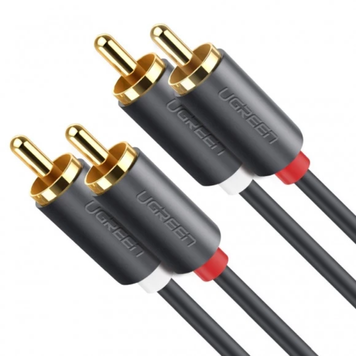 UGREEN AV104 2RCA to 2RCA Audio Cable, 3 m Black 10519 90402013 фото