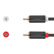 UGREEN AV104 2RCA to 2RCA Audio Cable, 3 m Black 10519 90402013 фото 4