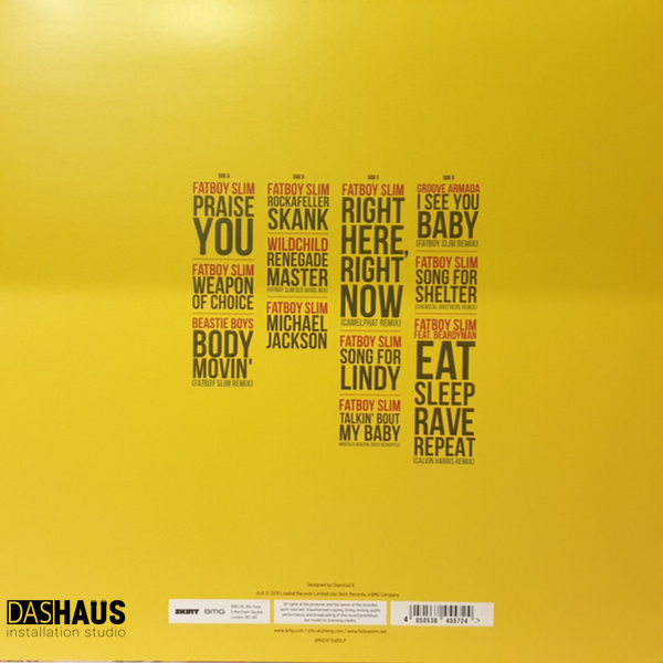 Виниловая пластинка Fatboy Slim &ndash; The Best Of Fatboy Slim (2LP, 2019, Europe, BMGCAT348DLP) BMGCAT348DLP фото