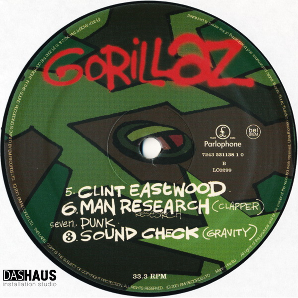 Виниловая пластинка Gorillaz &ndash; Gorillaz (2LP, 2001, Europe, 7243 531138 1 0) 7243 531138 1 0 фото