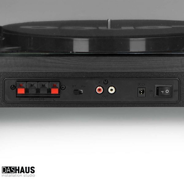 Lenco LS-300BK проигрыватель винила с внешней акустикой и Bluetooth A003105 фото