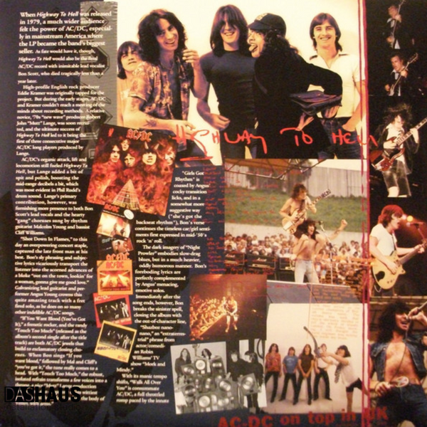 Виниловая пластинка AC/DC &ndash; Highway To Hell (LP, 1979/2003, USA, E 80206, 180g, Remastered) E 80206 фото
