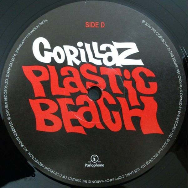 Виниловая пластинка Gorillaz &ndash; Plastic Beach (2LP, 2010, Germany, 5099962616614 / 626 1661) 5099962616614/626 1661 фото